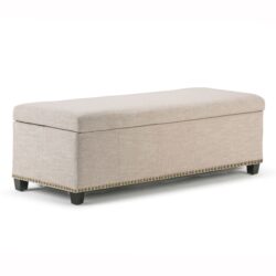 Kingsley - Large Storage Ottoman - Natural