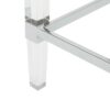 Ultra Modern Rectangle Coffee Table With Tempered Glass Surface - Clear - Image 11