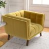 Addison - Mid-Century Modern Lounge Chair - Yellow - Image 6