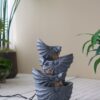 Decorative 4 Tier Nautilus Shell Water Fountain With Light For Indoor Outdoor - Blue - Image 7