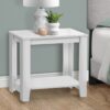 Accent Table, Side Transitional - White - Image 3