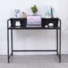 Console Table Narrow Modern Entryway Table Small Behind Couch Table Skinny Sofa Table Hallway Table For Living Room - Black - Image 5