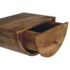 Crescent Floating Nightstand - Beige - Image 4