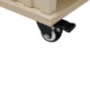 Kitchen Island Cart, Rolling Serving Utility Trolley Cart Modern Kitchen Island With Storage Drawer Wine Rack Lockable Casters, Kitchen Cart For Kitchen, Dining Room, Bar Living Room - Natural - Image 22