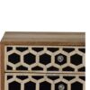 Inlay - Bone Scandi Bedside Table - Oak - Image 4