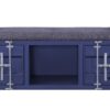 Cargo - Bench With Storage - Blue / Gray - Image 2