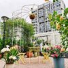 Metal Garden Arch Iron Garden Arbors Gazebo Dia High Birdcage Shape Pergola Pavilion For Wedding Ceremony - Cream White - Image 6