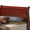 Louis Phillipe - Twin Storage Modern Bed - Cherry - Image 2