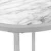 Accent Table, Side, Round - White - Image 5
