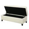 Juliana - Storage Ottoman With Hidden Compartment - Ivory - Image 10
