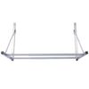 Wall-Mounted Folding Tire Storage, 30.5 To 50.5" Wide, Supports 300 Pounds - Silver - Image 6