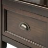 Burlington - Entryway Storage Bench With Drawers - Mahogany Brown - Image 8