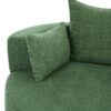 360° Swivel Chair Accent Barrel Chair Swivel Round Sofa Chair With 3 Removable Pillows For Living Room, Office And Hotel - Green - Image 21