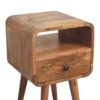 Mini Curve Open Nightstand - Oak - Image 4