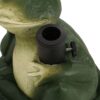Charming Frog Prince Umbrella Base With Concrete Design - Green - Image 8