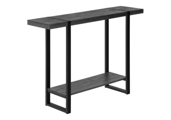 Accent Console Table For Entryway, Contemporary - Black