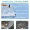 Double Sliding Bathtub Shower Door, Semi Frameless Bypass Tub Door, 1 / 4" 6Mm Tempered Glass With Explosion Proof Film, Adjustable Aluminum Alloy Frame 24D03 T60Bnx - Brushed Nickel - Image 8