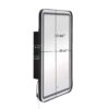 Rectangle Medicine Cabinet Mirror Bathroom Mirror With Storage Wall Mounted Medicine Mirror Cabinet With LED - Black - Image 3