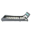 Queen Size Upholstered Platform Bed Frame With LED Lighting, Curve Design, Wood Slat Support, No Box Spring Needed - Gray - Image 4