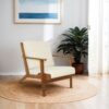 Connor - Lounge Chair - Cream - Image 4