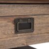 Monroe - Square Coffee Table - Rustic Natural Aged Brown - Image 3
