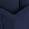Mid-Century Modern Linen Corner Lounge Chair, Upholstered Indoor Chaise Lounge, Sleeper Sofa Bed - Blue - Image 8