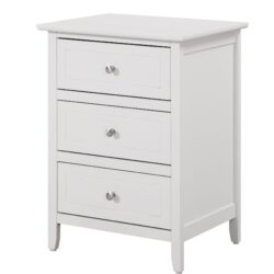 Daniel - Transitional Nightstand - White