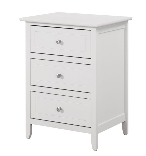 Daniel - Transitional Nightstand - White