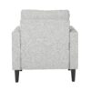 Wendy - Contemporary Arm Chair - Black / Gray - Image 4