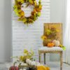 Weighted Pumpkin Ornament Decor For Holiday Harvest Festival Fall Festival & Thanksgiving (Set of 2) - Beige Multi - Image 12