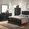 Full Elegant Traditional Bed - Black - Image 4