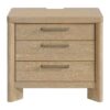Clove - 3 Drawer Nightstand - Tan - Image 2