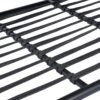 4 Piece Outdoor Patio Furniture Set, Metal Chairs With Woven Rope U Shaped Backrest, Outdoor Conversation Set With Thick Cushions And Coffee Table For Garden, Poolside, Balcony - Black / Gray - Image 26