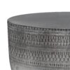 Johnsen - Metal Coffee Table - Antique Silver - Image 2
