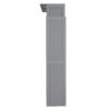 Full Size Murphy Wall Bed With Shelves And LED Lights - Gray - Image 6