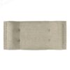 Hariata - Contemporary Fabric Tufted Ottoman Bench - Beige - Image 8