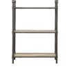 Itzel - Antique Bookshelf - Gray / Oak - Image 7