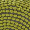 River - Handcrafted Cylindrical Pouf Water Resistant - Green - Image 5