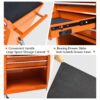 4 Drawers Multifunctional Tool Cart With Wheels - Orange - Image 15
