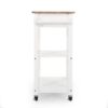 Tattnall - Kitchen Cart With Wheels - White - Image 8