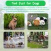 Dog Playpen Foldable 24 Panels Dog Pe Height Pet Enclosure Dog Fence Outdoor With Lockable Door For Large / Medium / Small Dogs, Puppy Playpen, RV, Camping Pet Fence - Black - Image 6