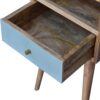 Mini Painted Bedside Table - Lake Green - Image 7