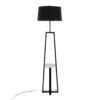 Cosmo - Shelf Contemporary / Glam Floor Lamp - Black - Image 5