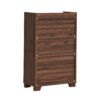 Farmhouse Style Monita Wine Cabinet With Storage Space - Walnut - Image 9