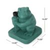 Whimsical - Frog Neptune Umbrella Base Concrete - Green - Image 7
