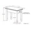 Artisan - Narrow Side Table - Russet Brown - Image 7