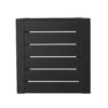 Aluminum Outdoor Side Table, C Shaped End Table, Outside Small Table For Patio - Black - Image 10