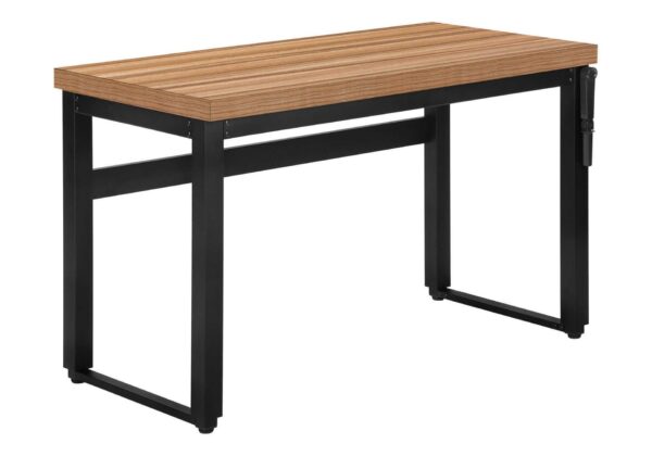 Computer Desk, Home Office, Standing, Adjustable, Laptop, Contemporary & Modern - Brown