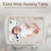 Eco Friendly Hdpe Baby Diaper Changing Table With Removable Safety Belt And Easy Clean Surface - White - Image 10