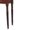 Turned Legs 3 Drawer Console - Brown - Image 7